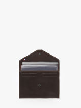 Leather Passport Holder Oil Etrier Brown oil EOIL054-vue-porte