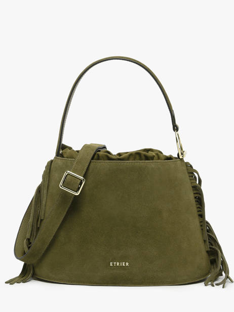 Sac Bandoulière Country Cuir Etrier Vert country ECOU161M