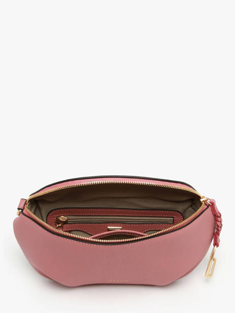 Belt Bag Torsade Leather Etrier Pink torsade ETOS022M other view 2